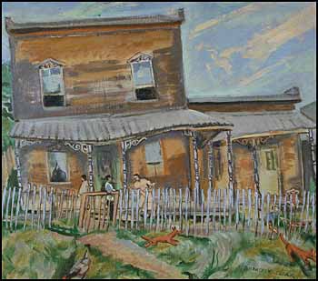 Larabis' House, Perkin's Mills, P.Q. by Paraskeva Plistik Clark sold for $5,750