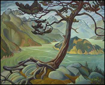 BC Coast by William Percival (W.P.) Weston sold for $111,250