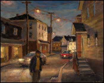 Street in Gloucester by Antoine Bittar sold for $4,025