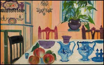 Still Life on Table by Simone Marie Bouchard sold for $2,875