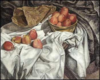 Still Life with a Bag #3 by Bertram Richard Brooker sold for $34,500