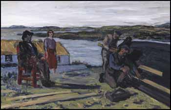 The Boat Builder by Jack Butler Yeats sold for $161,000