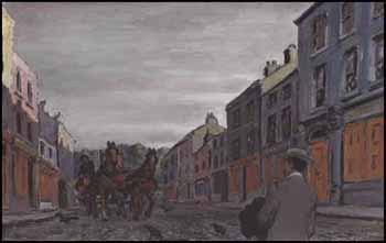 The Mail Car, Early Morning by Jack Butler Yeats sold for $227,500