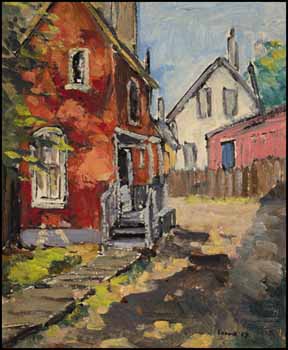 On Bellevue Avenue by Albert Jacques Franck sold for $9,775