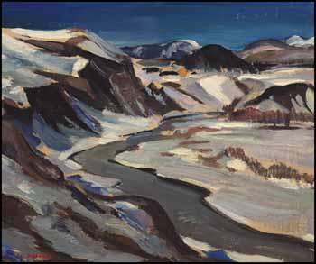 Spring Break-up, Gouffre River, PQ by George Douglas Pepper sold for $4,600