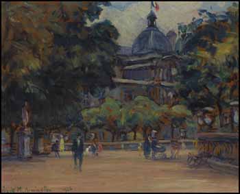 Jardin du Luxembourg, Paris by Franklin Milton Armington sold for $6,325