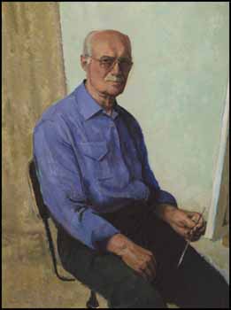 Self Portrait by Frederick Bourchier Taylor vendu pour $2,300