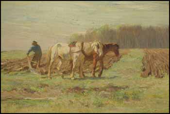 Plowing the Field by Horatio Walker sold for $12,650