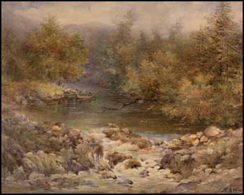 In the Backwoods by Frances Anne Beechey Hopkins sold for $9,200