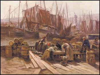 Sorting the Catch by Gertrude Eleanor Spurr Cutts vendu pour $4,025