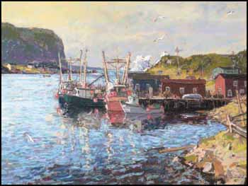 The Harbour by Horace Champagne vendu pour $4,025