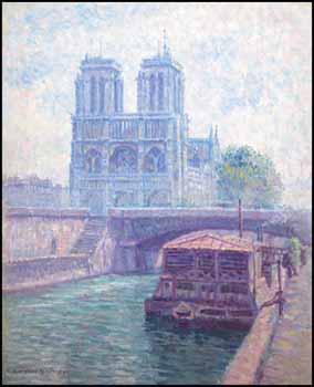 Notre Dame vue du quai St. Michel by Caroline Helena Armington sold for $7,475