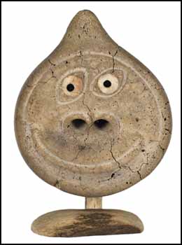 Happy Face and Sad Face by Karoo Ashevak sold for $14,950