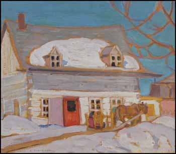 Old House, Baie Saint-Paul by Albert Henry Robinson sold for $74,750