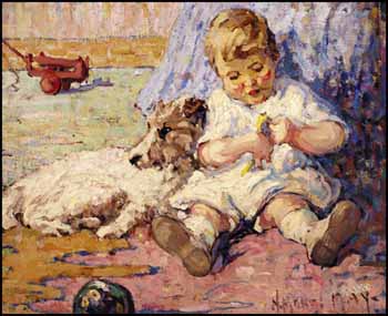 Child and Dog by Henrietta Mabel May sold for $93,600