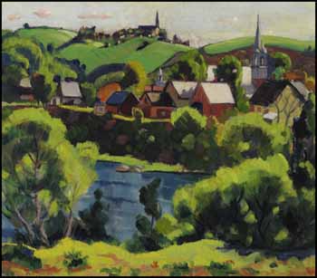 Quebec Village by Randolph Stanley Hewton sold for $21,060