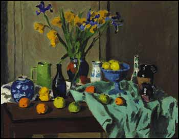 Still Life with Irises by William Goodridge Roberts vendu pour $64,350