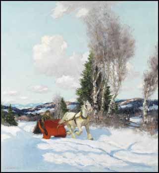 Winter, Laurentians by Frederick Simpson Coburn sold for $43,875