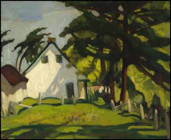 Cottage with Clothesline by Henrietta Mabel May sold for $38,025