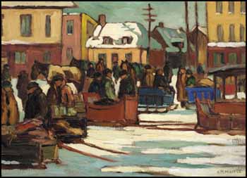 Marché Saint-Roch, Quebec by Kathleen Moir Morris sold for $157,950