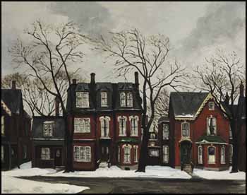 St. George Street at Sussex by Albert Jacques Franck sold for $29,500