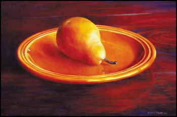 Yellow Pear on a Yellow Plate by Mary Frances Pratt vendu pour $59,000