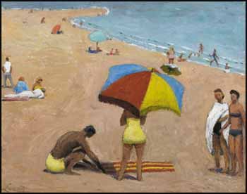 Wellfleet Beach by John Goodwin Lyman sold for $50,150
