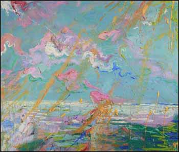 Falling Sky Lab for Gord Rayner (02549/2013-13) by Telford Fenton sold for $1,125