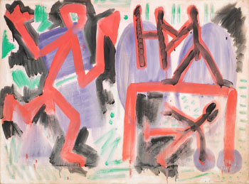 Ende im Osten by A.R. Penck sold for $265,250