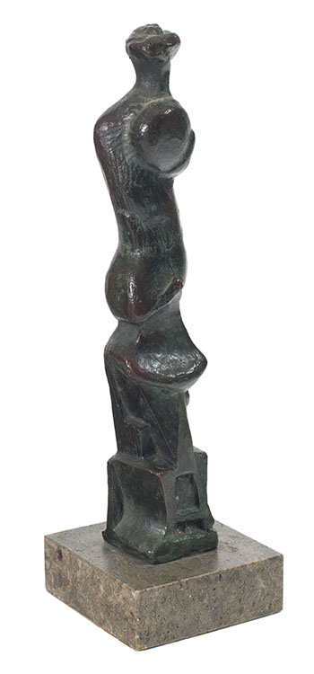Upright Motive D by Henry  Moore sold for $37,250
