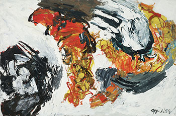 Comme les planètes by Karel Appel sold for $271,250