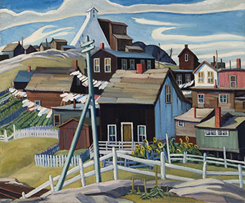 Town of Cobalt by Muriel Yvonne McKague Housser sold for $205,250