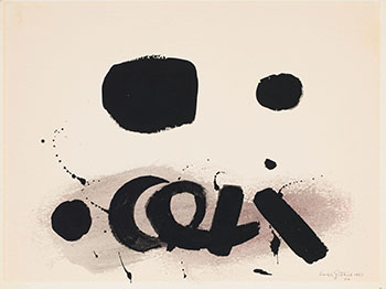 Untitled #74 by Adolph Gottlieb sold for $55,250