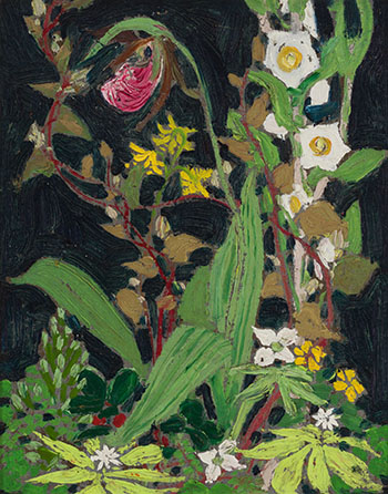 Moccasin Flower or Orchids, Algonquin Park by Thomas John (Tom) Thomson sold for $1,501,250