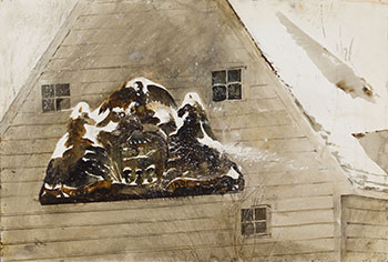Blizzard by Andrew Wyeth sold for $61,250