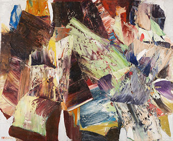 Composition by Marcelle Ferron sold for $241,250