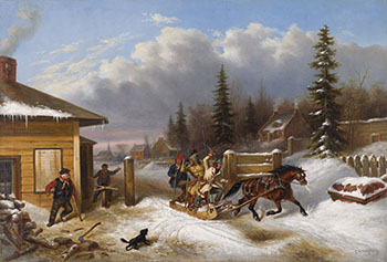 The Toll Gate by Cornelius David Krieghoff sold for $421,250
