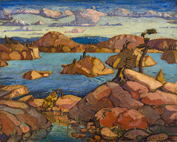 McGregor Bay Islands by Arthur Lismer sold for $1,621,250