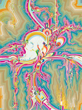 Papal Visit to Fort Simpson by Alex Simeon Janvier sold for $52,250