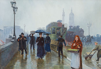 On London Bridge by Frederic Marlett Bell-Smith sold for $43,250
