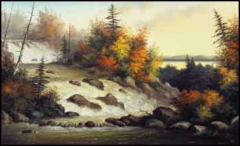 Gadbout River - Quebec by Alfred Worsley Holdstock vendu pour $1,430
