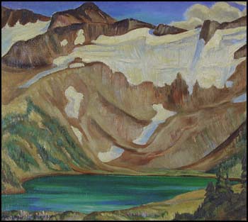 Shelf Glacier, Garibaldi Park (Tusk Lake in foreground) by Nan (Anna Getrude Lawson) Cheney vendu pour $1,320