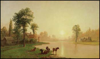Indian Summer by Thomas Mower Martin sold for $4,950