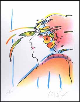 Lady with Feathers by Peter Max vendu pour $690