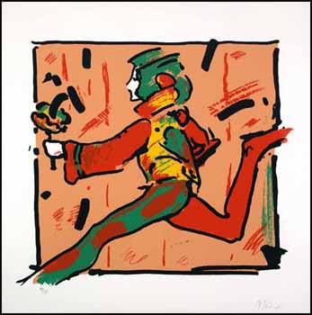 Runner on Brown by Peter Max vendu pour $431