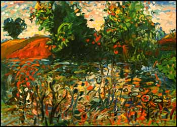 Spring Landscape with Water 9054 by Yehouda Chaki sold for $17,250