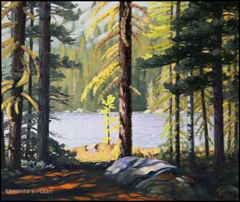 Mountain Lake (Quiniscoe) by Stafford Donald Plant sold for $1,150