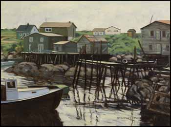 Terrace Bay / Nova Scotia by Stafford Donald Plant sold for $1,053