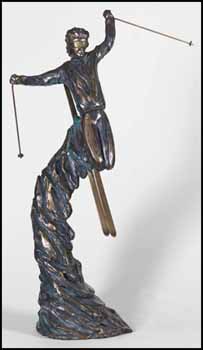 Skier by  Unknown Artist sold for $1,053