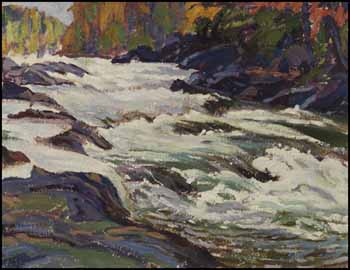 Rapids by Joseph Ernest Sampson vendu pour $1,625